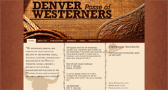 Desktop Screenshot of denver-westerners.org